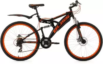 KS-CYCLING Bliss 26 Zoll RH 47 cm schwarz/orange