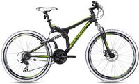 Bergsteiger Phoenix 26 Zoll Mountainbike, geeignet ab 160 cm, Scheibenbremse, Licht,