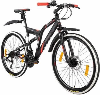 Galano Mountainbike Volt, 21 Gang Shimano, Kettenschaltung schwarz 26 Zoll (66,04 cm)