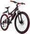 KS-CYCLING KS Cycling Mountainbike Fully 26 Zoll Bliss Pro (Farbe: schwarz-rot)
