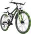 KS-CYCLING KS Cycling Mountainbike Fully ATB 26 »Crusher«, schwarz-grün RH 46 cm