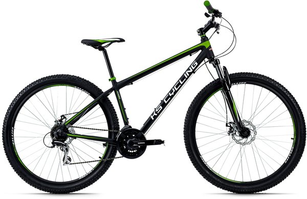 KS-CYCLING KS Cycling Mountainbike Hardtail 29 Xceed schwarz-grün RH 42 cm
