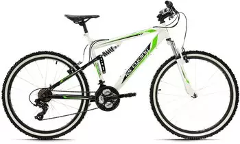 KS Cycling Fully Scrawler 26" Weiß-Grün