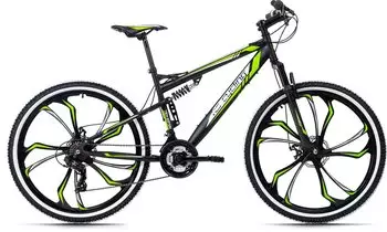 KS Cycling Fully Scrawler 27,5" Schwarz-Grün