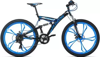 KS Cycling Fully Topspin 26" schwarz-blau