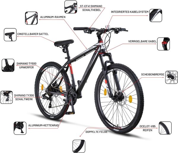 Eigenschaften & Allgemeine Daten Licorne Bike Premium Mountainbike 27.5
