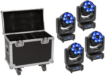 Eurolite Set 4x LED TMH-H240 Beam/Wash/Flowereffekt + Case (20000969)