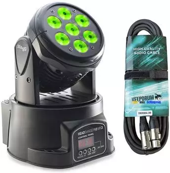 Stagg Head Banger 10 LED Moving-Head Scheinwerfer (slimhwhb10-dmx)