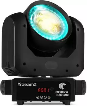 BeamZ Cobra Wash100 LED Moving Head 100W CW/WW mit RGB LED Ring (150.435)