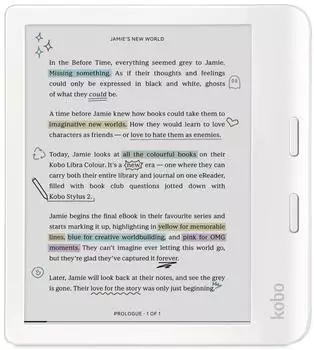 Kobo Libra Colour wei&szlig;