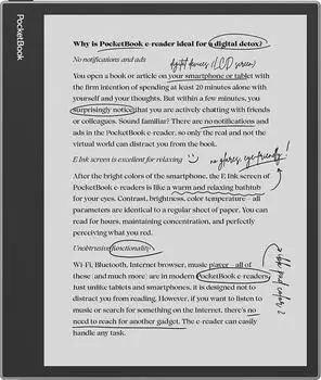 PocketBook InkPad Eo – Leistungsstarke Ausstattung und lange Akkulaufzeit