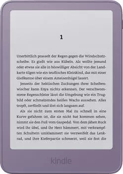 Amazon Kindle 16GB Leuchtendes Lila ohne Werbung (2026)