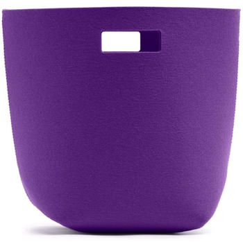 HEY-SIGN Papierkorb Naturfilz violett H35cm 23x33cm