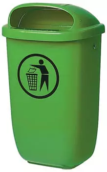 Sulo Abfallbeh&auml;lter Wandmontage 50L gr&uuml;n