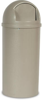 Rubbermaid Abfallbehälter (PE), feuerhemmend 57l HxØ 930x390mm beige (FG816088BEIG)
