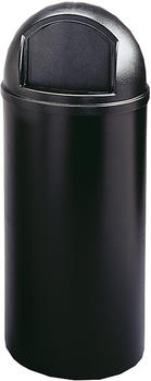 Rubbermaid Abfallbehälter (PE), feuerhemmend 57l HxØ 930x390mm schwarz (FG816088BLA)