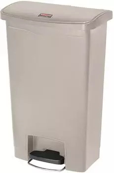 Rubbermaid Tretabfallsammler Slim Jet 50l BxHxT 456x719x292mm beige (1883458)
