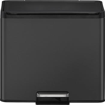 Eko Treteimer Recycler Stahl 27 l, 3-fach-Sammler, schwarz (8713631187751)