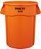 Rubbermaid Universalcontainer Brute, rund, Inhalt 121l, orange (2119308)