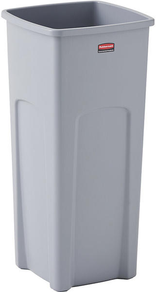 Rubbermaid Wertstoffsammelbehälter UNTOUCHABLE 87l quadratisch, grau (FG356988GRAY)
