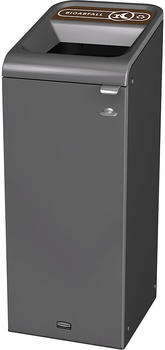 Rubbermaid Wertstoffsammler Configure 87l Edelstahl/braun (2154775)
