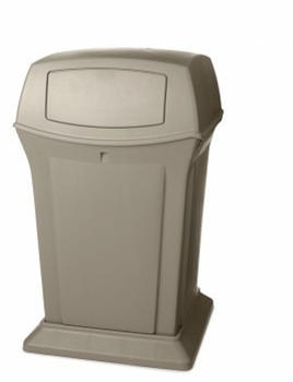 Rubbermaid Abfallcontainer Ranger®, 2 Einwurfklappen, 170,3 l, beige