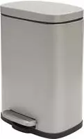 Spirella M&uuml;lleimer Akira, 10.19837, taupe, Kosmetikeimer aus Metall, 5 Liter