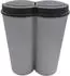 Spetebo 3.03 Abfalleimer 2x25l Duo Bin grau (2731)