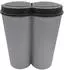 Spetebo 3.03 Abfalleimer 2x25l Duo Bin grau (2731)
