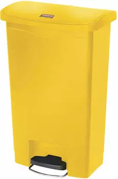 Rubbermaid Tretabfallsammler Slim Jet 50l BxHxT 456x719x292mm gelb (1883575)
