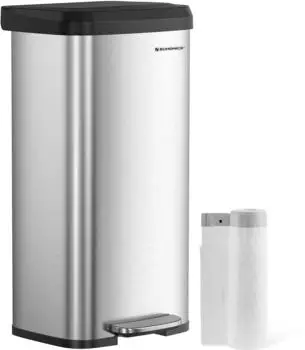 Songmics M&uuml;lleimer 68l silber