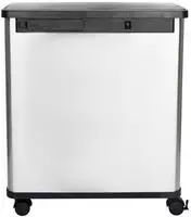 Svita - Sr2x30 Sensorm&uuml;lleimer Abfalleimer 2fach 60l Inkl. R&auml;der Silber