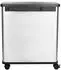 Svita SR2X30 Sensormülleimer Abfalleimer 2fach 60l inkl. Inneneimer silber (90748)