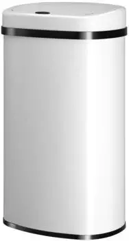 Juskys Automatik M&uuml;lleimer mit Sensor 60l rechteckig wei&szlig; (300634)
