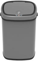 SVITA Sensor-M&uuml;lleimer 58L Stahl M&uuml;lleimer mit Sensor Abfalleimer Grau