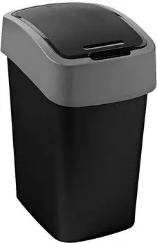 Curver FlipBin 25 l schwarz/grau