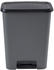 Curver Compatta Duo Papierkorb 23l+23l grau/schwarz (CRV249813)