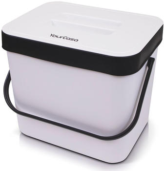 YourCasa Biomülleimer 7l weiß
