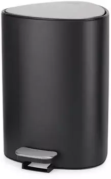 Joseph Joseph EasyStore Edelstahl Treteimer 5l schwarz