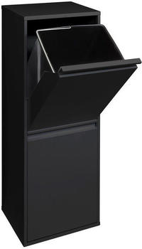 Arregui Basic M&uuml;lltrennsystem 2x17l schwarz