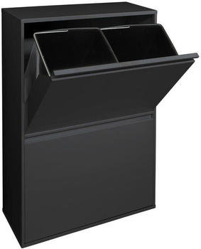 Arregui Basic M&uuml;lltrennsystem 4x17l schwarz