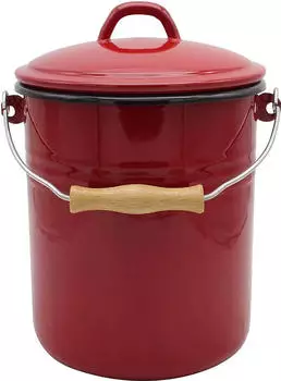 Krüger Emaille-Eimer rot (10 L)