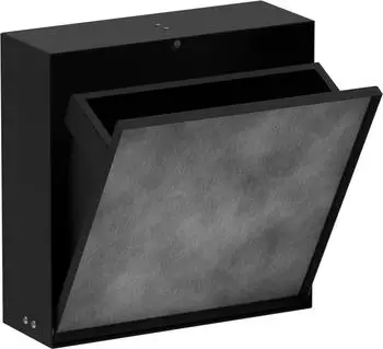 Hansgrohe XtraStoris Rock Einbau Abfalleimer 4l schwarz matt