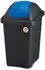 Böttcher-AG Mülleimer schwarz/blau Kunststoff, 60l