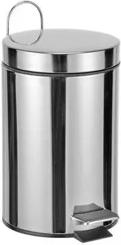 B&ouml;ttcher-AG M&uuml;lleimer silber, Kosmetikeimer Edelstahl, 3l