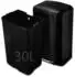 Casa Pura Mülleimer Cubo, schwarz Edelstahl, 30l