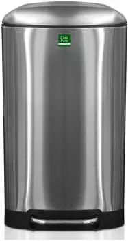Casa Pura M&uuml;lleimer Cubo, silber Edelstahl, 30l