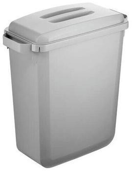 DURABLE Mülleimer Durabin ECO, VEH2022050, grau Kunststoff, 60l