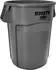 Rubbermaid Mülleimer Brute Round, FG264360GRAY, grau Kunststoff, 166,5l