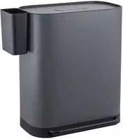Svita Mlt2x30 M&uuml;lleimer Treteimer 60l 2 F&auml;cher Mit Deckel Grau